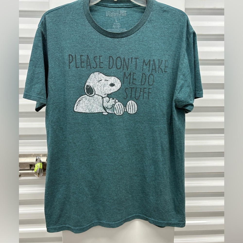 Peanuts Snoopy Dog Tee - Teal